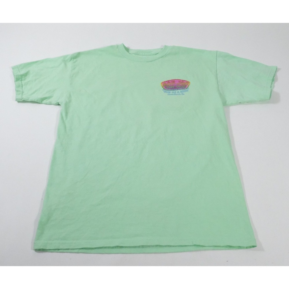Ron Jon Surf Shop T-Shirt Mens Medium Green Cocoa Beach Florida Graphic